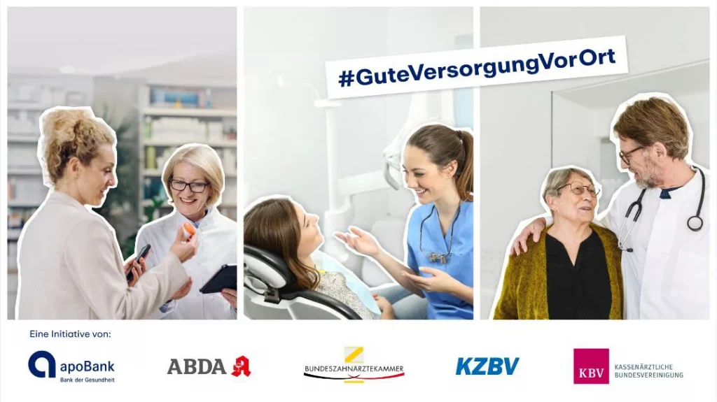 Gemeinsame Pressemitteilung der apoBank, ABDA, Bundeszahnärztekammer, KZBV und der KBV 